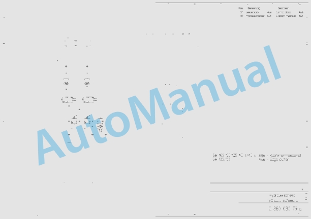 Bomag BW 100 AD-4 Tandem Vibratory Rollers Electric, Hydraulic Schematics Diagram 101880061001 - 101880061483