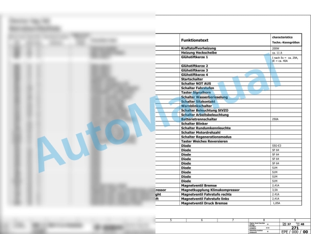 Bomag BW 11 RH-5 Rubber Tyred Rollers Electric, Hydraulic Schematics Diagram 101538701001 - 101538701066-3