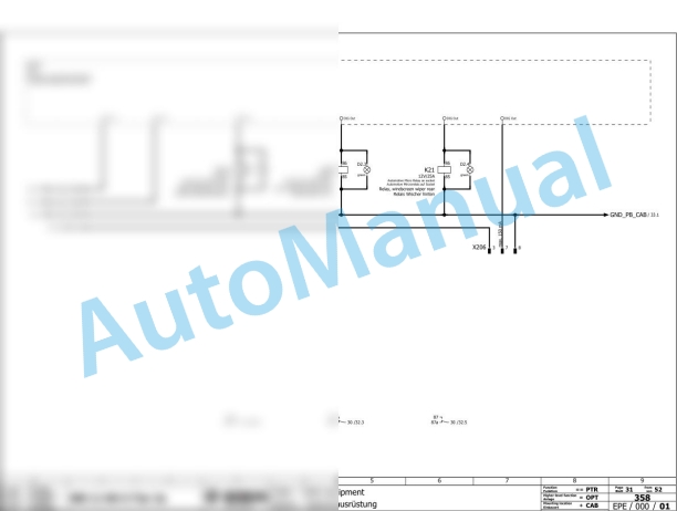 Bomag BW 11 RH-5 Rubber Tyred Rollers Electric, Hydraulic Schematics Diagram 861538731002 - 861538731020-2