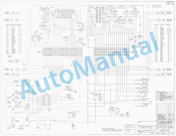 Bomag BW 11 RH Rubber Tyred Rollers Electric, Hydraulic Schematics Diagram 901A22221001 - 901A22221096-3