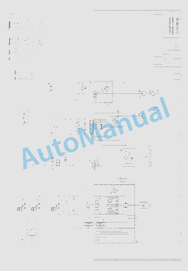 Bomag BW 115 AC-5 Combination Rollers Hydraulic Schematics Diagram 861750231001 - 861750231251