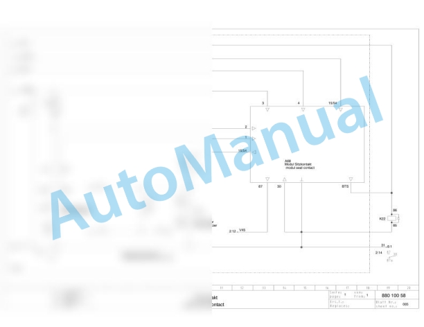 Bomag BW 120 AC-4 Combination Rollers Electric, Hydraulic Schematics Diagram 101880091001 - 101880091211-2
