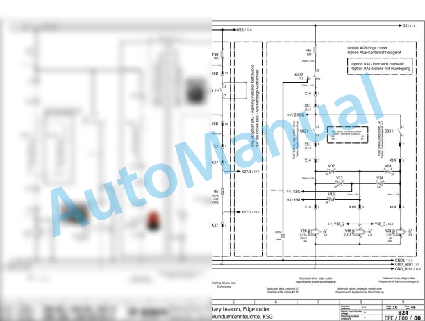Bomag BW 120 AC-5 Combination Rollers Electric, Hydraulic Schematics Diagram 101880401001 - 101880409999-3
