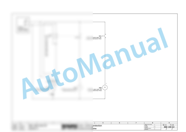 Bomag BW 120 AD-4 Tandem Vibratory Rollers Electric, Hydraulic Schematics Diagram 861880231001 - 861880231392-2