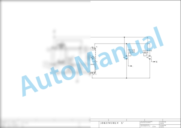 Bomag BW 120 AD-5 Tandem Vibratory Rollers Electric, Hydraulic Schematics Diagram 101880381001 - 101880389999-2
