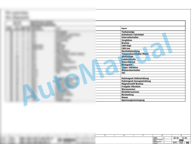 Bomag BW 120 AD-5 Tandem Vibratory Rollers Electric Schematics Diagram 101880471001 - 101880479999-3