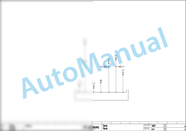 Bomag BW 120 SL-5 Tandem Vibratory Rollers Electric, Hydraulic Schematics Diagram 861880291001 - 861880291633-2