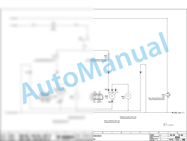 Bomag BW 120 SL-5 Tandem Vibratory Rollers Electric, Hydraulic Schematics Diagram 961880701001 - 961880709999-2
