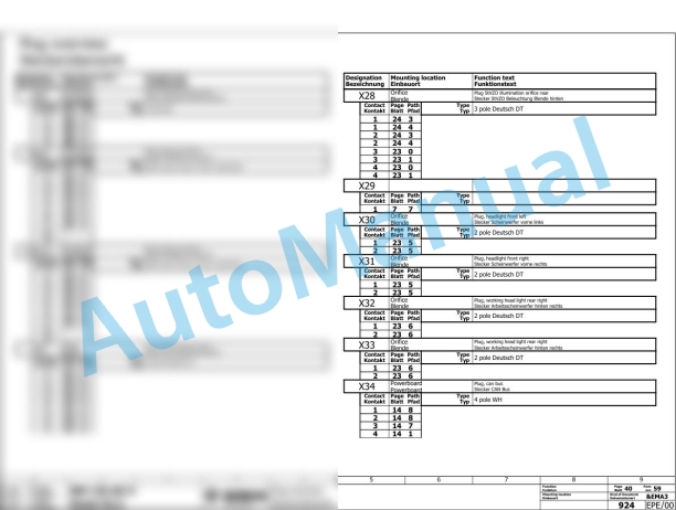 Bomag BW 120 SL-5 Tandem Vibratory Rollers Electric Schematics Diagram 101880801001 - 101880809999-3