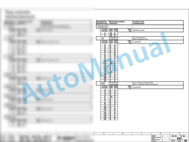 Bomag BW 120 SLC-5 Tandem Vibratory Rollers Electric Schematics Diagram 961880681001 - 961880689999-3