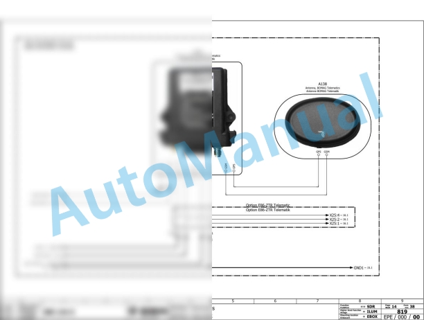 Bomag BW 124 DH-5 Single Drum Vibratory Rollers Electric, Hydraulic Schematics Diagram 101587211001 - 101587219999-2
