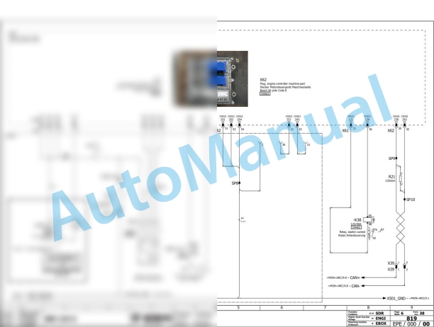 Bomag BW 124 DH-5 Single Drum Vibratory Rollers Electric, Hydraulic Schematics Diagram 101587261001 - 101587269999-3