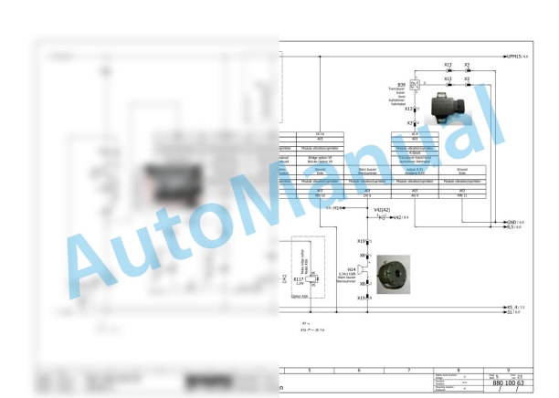 Bomag BW 125 AC-4 Combination Rollers Electric, Hydraulic Schematics Diagram 101880111001 - 101880111035-2