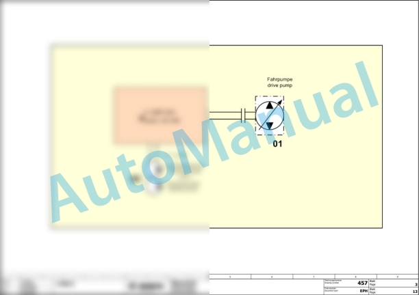 Bomag BW 135 AD-5 Tandem Vibratory Rollers Electric, Hydraulic Schematics Diagram 101650361001 - 101650369999-3