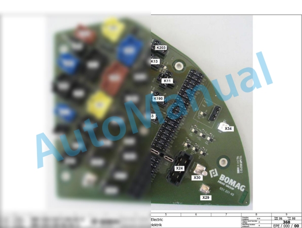 Bomag BW 138 AC-5 CC Combination Rollers Electric, Hydraulic Schematics Diagram 961650521001 - 961650529999-3
