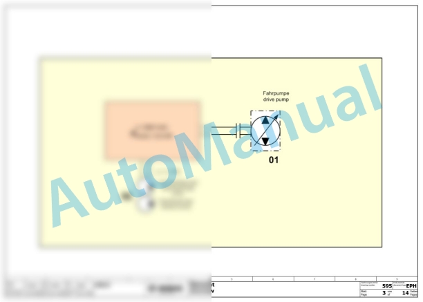Bomag BW 138 AC-5 Combination Rollers Electric, Hydraulic Schematics Diagram 101650381001 - 101650389999-2