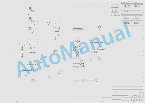 Bomag BW 138 AC Combination Rollers Electric, Hydraulic Schematics Diagram 101650151032 - 101650151303