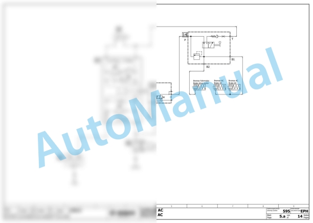 Bomag BW 138 AD-5 Tandem Vibratory Rollers Hydraulic Schematics Diagram 961650491001 - 961650499999-2