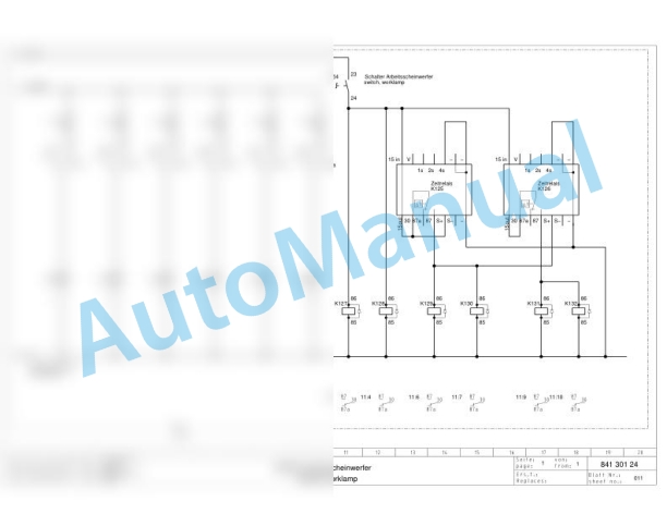 Bomag BW 141 AD-2 Tandem Vibratory Rollers Electric, Hydraulic Schematics Diagram 101490051141 - 101490059999-2
