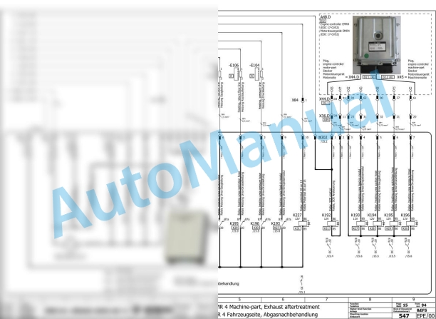 Bomag BW 141 AD-5 Tandem Vibratory Rollers Electric, Hydraulic Schematics Diagram 101921001001 - 101921001074-3