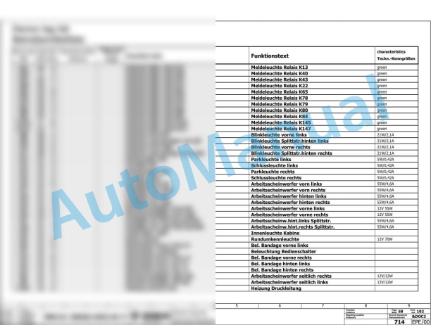 Bomag BW 141 AD-5 Tandem Vibratory Rollers Electric, Hydraulic Schematics Diagram 101921651001 - 101921659999-2