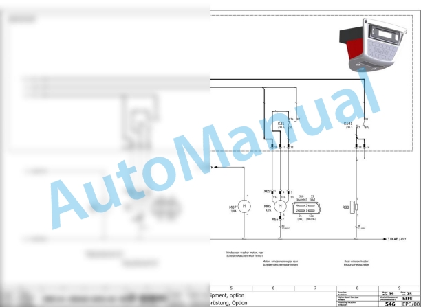 Bomag BW 141 AD-50 Tandem Vibratory Rollers Electric, Hydraulic Schematics Diagram 101921081001 - 101921089999-3