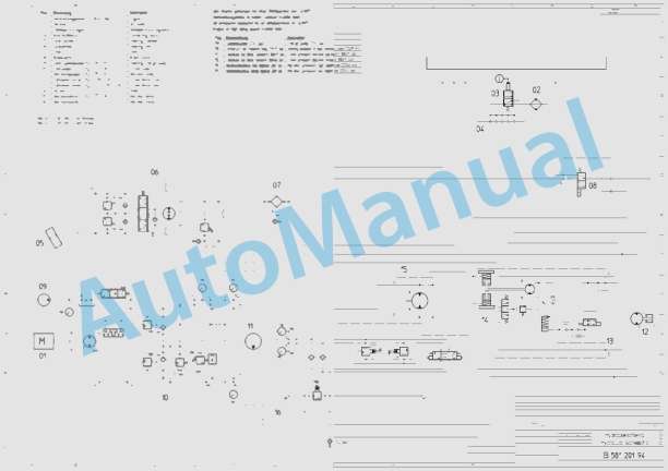 Bomag BW 145 D-40 BW 145 D-4 Single Drum Vibratory Rollers Electric, Hydraulic Schematics Diagram 901581591001 - 901581599999