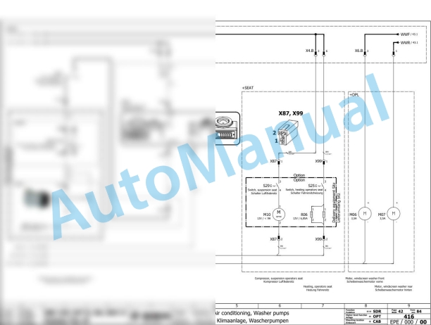 Bomag BW 145 D-5 Single Drum Vibratory Rollers Electric, Hydraulic Schematics Diagram 101586541002 - 101586549999-2