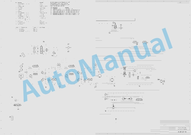 Bomag BW 145 DH-40 BW 145 DH-4 Single Drum Vibratory Rollers Electric, Hydraulic Schematics Diagram 901581601003 - 901581609999