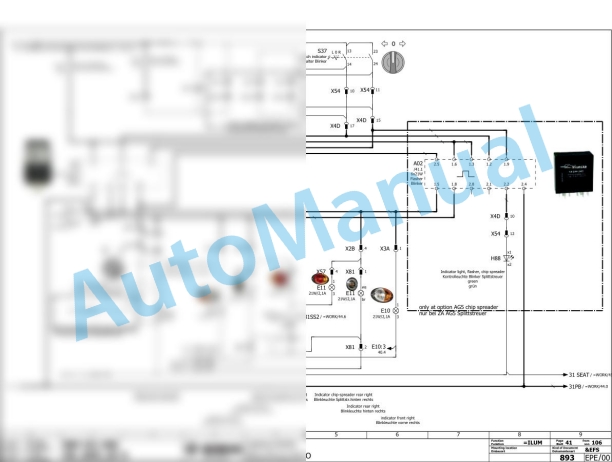 Bomag BW 151 AC-5 Combination Rollers Electric, Hydraulic Schematics Diagram 101921691001 - 101921699999-3