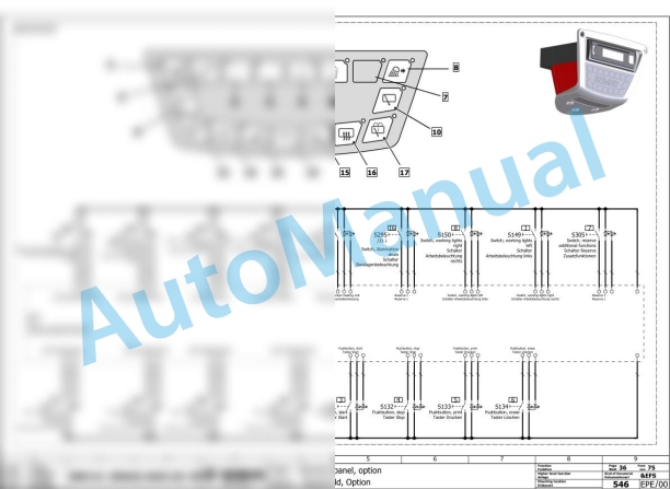 Bomag BW 151 AC-50 Combination Rollers Electric, Hydraulic Schematics Diagram 101921071001 - 101921079999-3