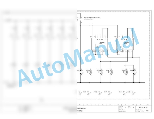 Bomag BW 151 AD-2 Tandem Vibratory Rollers Electric, Hydraulic Schematics Diagram 101490221187 - 101490221386-2