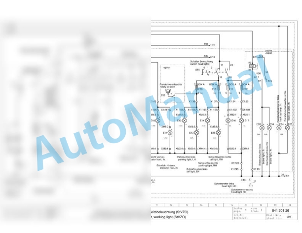Bomag BW 151 AD-2 Tandem Vibratory Rollers Electric, Hydraulic Schematics Diagram 101490221187 - 101490221386-3