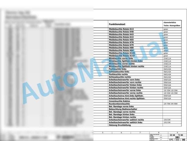 Bomag BW 151 AD-5 AM Tandem Vibratory Rollers Electric, Hydraulic Schematics Diagram 101921031001 - 101921031052-2
