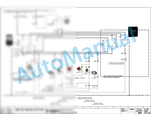 Bomag BW 151 AD-5 AM Tandem Vibratory Rollers Electric, Hydraulic Schematics Diagram 101921681001 - 101921689999-3