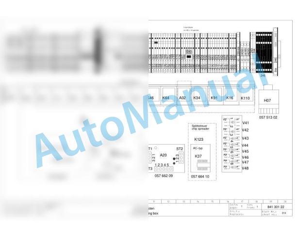 Bomag BW 154 AC-2 AM Combination Rollers Electric, Hydraulic Schematics Diagram 101810351010 - 101810359999-2