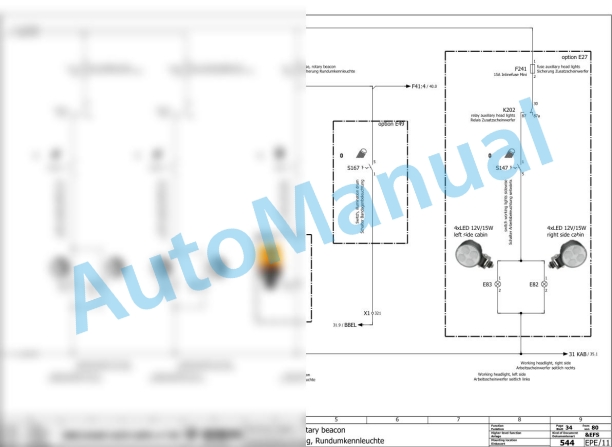 Bomag BW 154 ACP-4 AM TIER4 Combination Rollers Electric, Hydraulic Schematics Diagram 101870661001 - 101870661082-3