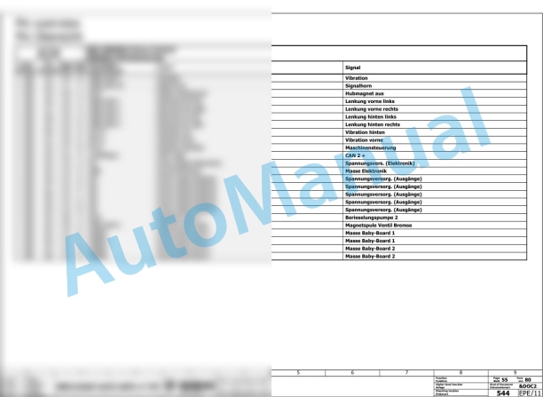 Bomag BW 154 ACP-4i AM Combination Rollers Electric, Hydraulic Schematics Diagram 101870071001 - 101870071002-3