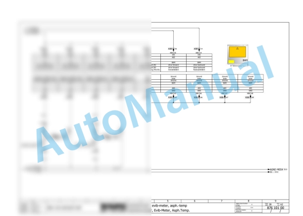 Bomag BW 154 AP-4 Tandem Vibratory Rollers Electric, Hydraulic Schematics Diagram 101870611002 - 101870612029-2