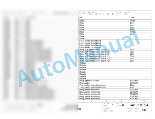 Bomag BW 161 AC-2 Combination Rollers Electric, Hydraulic Schematics Diagram 101640221024 - 101640221055-2