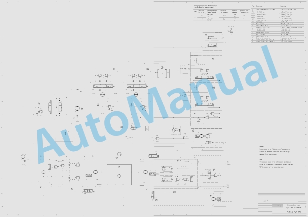 Bomag BW 161 AD-2 Tandem Vibratory Rollers Electric, Hydraulic Schematics Diagram 101640521027 - 101640521144