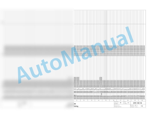 Bomag BW 170 AD AM Tandem Vibratory Rollers Electric, Hydraulic Schematics Diagram 101870111003 - 101870111033-3