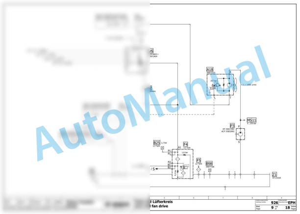 Bomag BW 174 AC-5 AM Combination Rollers Electric, Hydraulic Schematics Diagram 101871221001 - 101871229999-2