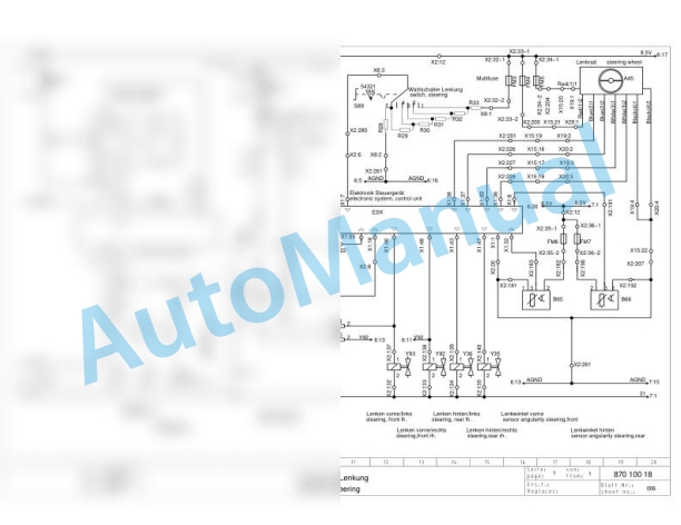 Bomag BW 174 AC AM Combination Rollers Electric, Hydraulic Schematics Diagram 101870451001 - 101870451022-2