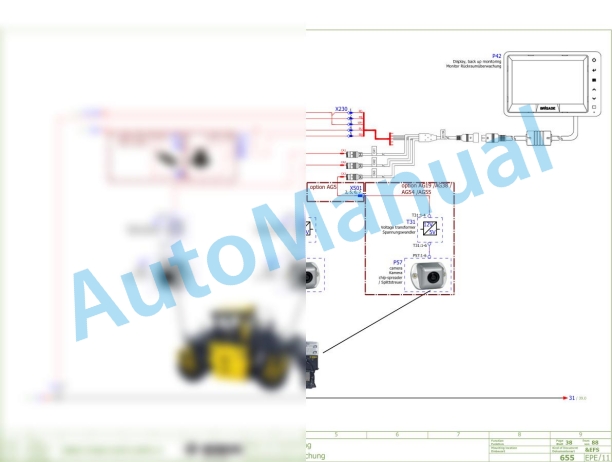 Bomag BW 174 ACP-4f Combination Rollers Electric, Hydraulic Schematics Diagram 101870291001 - 101870299999-2