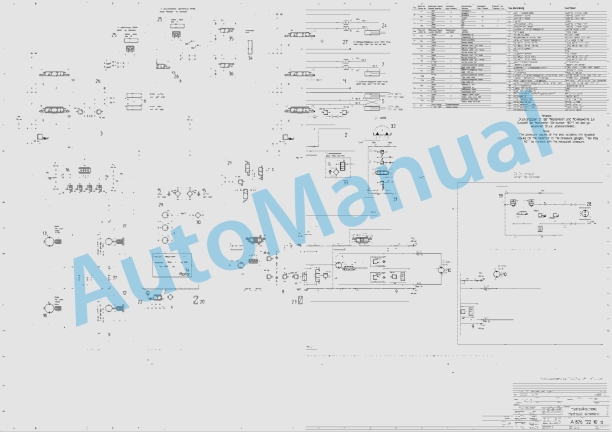 Bomag BW 174 ACP-4i AM Combination Rollers Hydraulic Schematics Diagram 101870561001 - 101870561006