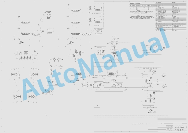Bomag BW 174 AP-4 AM Tandem Vibratory Rollers Electric, Hydraulic Schematics Diagram 101870701006 - 101870701049