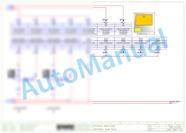 Bomag BW 174 AP-4 Tandem Vibratory Rollers Electric, Hydraulic Schematics Diagram 101870711002 - 101870711006-2
