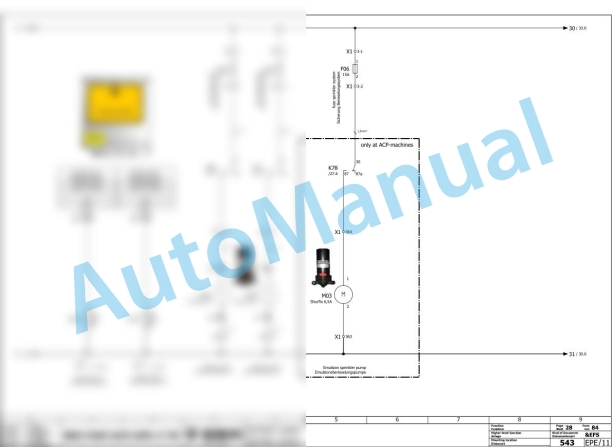 Bomag BW 174 AP-4f Tandem Vibratory Rollers Electric, Hydraulic Schematics Diagram 101870951001 - 101870959999-3