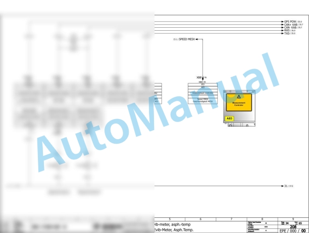 Bomag BW 174 AP-4i AM Tandem Vibratory Rollers Electric, Hydraulic Schematics Diagram 101870901001 - 101870901186-2